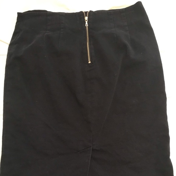 Navy Loft Pencil Skirt - Picture 2 of 2